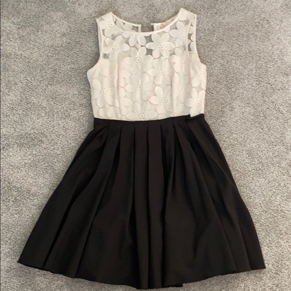 white and black skater dress from Altard State